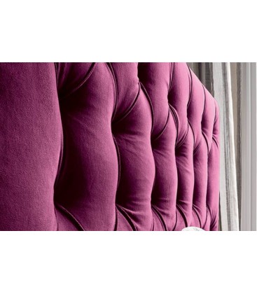 Letto contenitore testata imbottita 2 cuscini George Felis