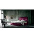 Letto contenitore testata imbottita 2 cuscini George Felis