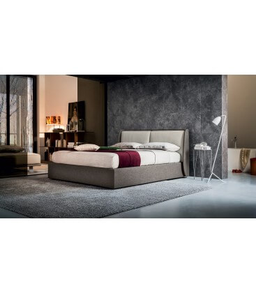 Letto matrimoniale testata imbottita Kevin Felis