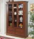 Vetrina in legno noce bassano