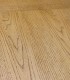 Tavolo Quadrato in Legno Provenzale Struttura Bianco Piano Rovere Piedi Torniti