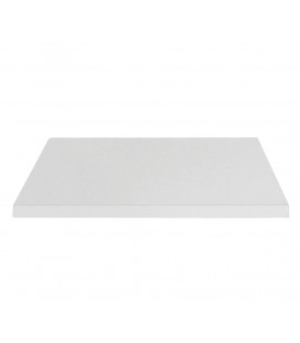 Piano Quadrato per Tavolo in Laminato Bianco Consumato 18 mm