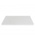 Piano Quadrato per Tavolo in Laminato Bianco Consumato 18 mm