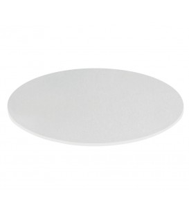 Piano per tavolo da Ristorante Base Rotonda in Laminato Bianco consumato
