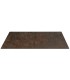 Piano Quadrato per Tavolo in HPL Bronzo 10 mm