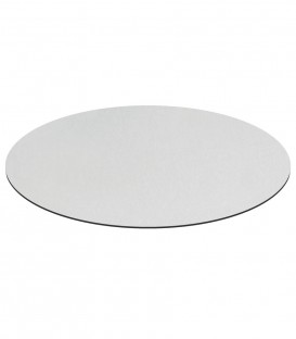 Piano Rotondo per tavolo in HPL Bianco 10mm