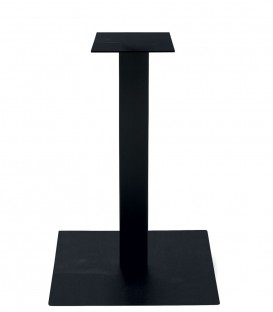 Base quadrata per tavolo Snack in metallo Antracite H.78