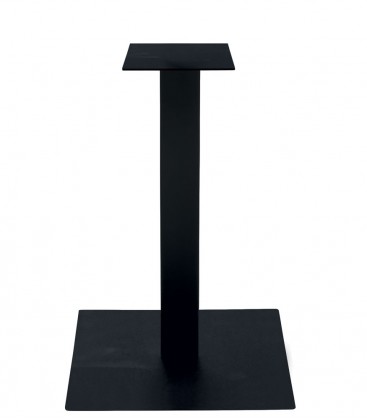 Base quadrata per tavolo in metallo Antracite