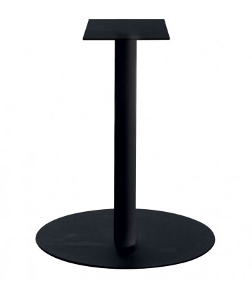 Base rotonda per tavolo Snack in metallo Antracite H.78