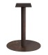 Base rotonda per tavolo Snack in metallo Bronzo H.78