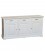 Credenza 3 Ante a Goccia in legno Bianco