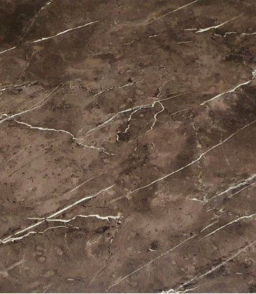 Tavolo Rettangolare Effetto Marmo Nero con Base Bianca
