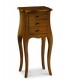 Comodino francesino classico in legno noce