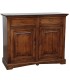 Credenza 2 Ante a Goccia in legno Noce Bassano