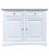 Credenza 2 Ante a Goccia in legno Bianco