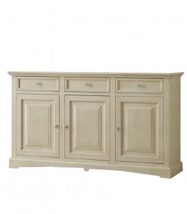 Credenza 3 Ante a Goccia in legno Noce