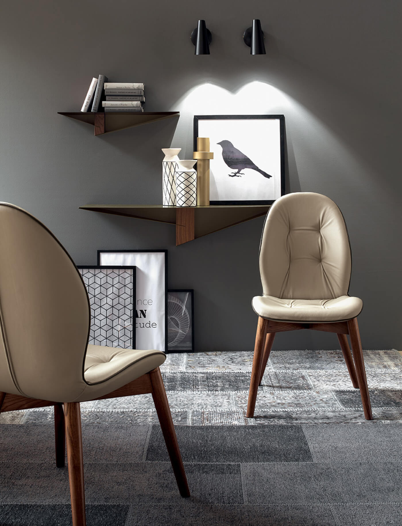 Sedia moderna ergonomia Tonin Casa