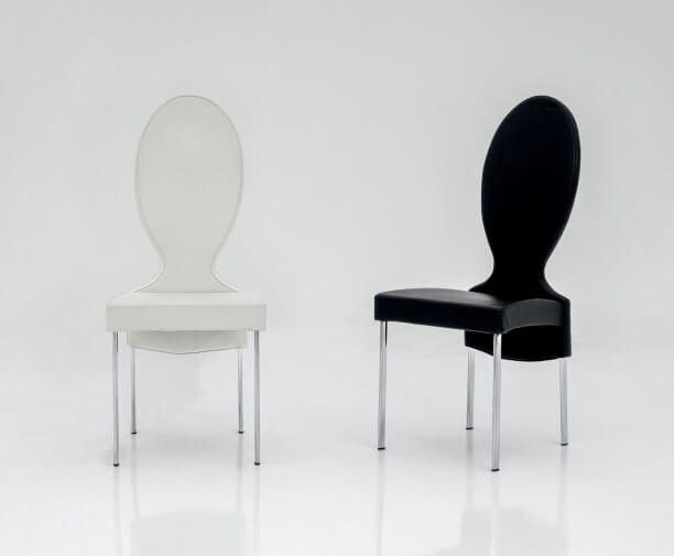 Sedia eccentrica da salotto con schienale alto Vivienne Tonin Casa