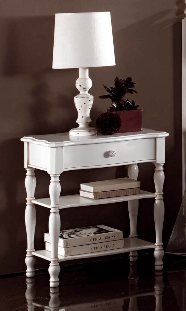 Comodino stile shabby chic provenzale