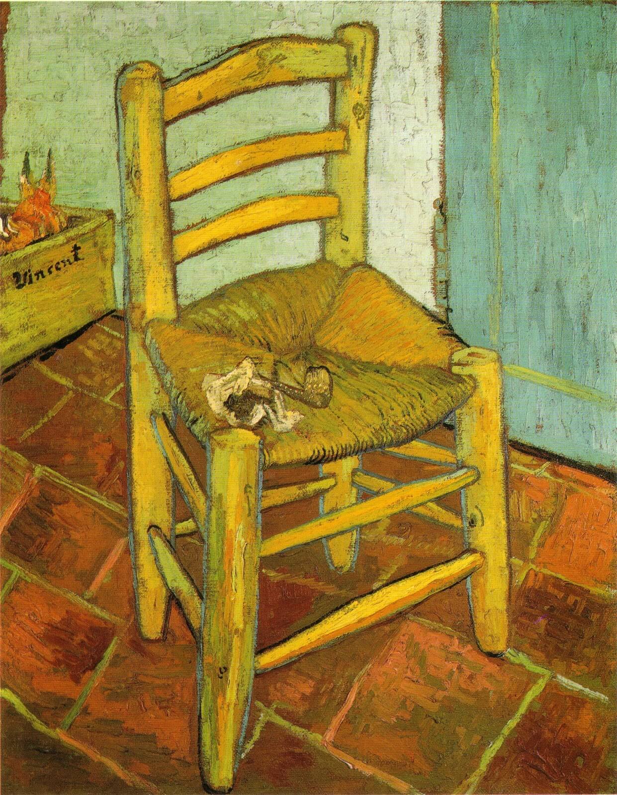 Dipinto "La sedia di Vincent" Van Gogh