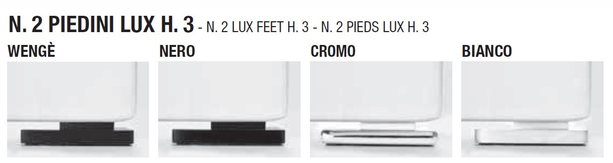 Piedini lux letto contenitore