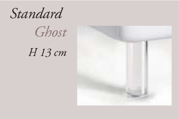 Piedini letto standard ghost felis