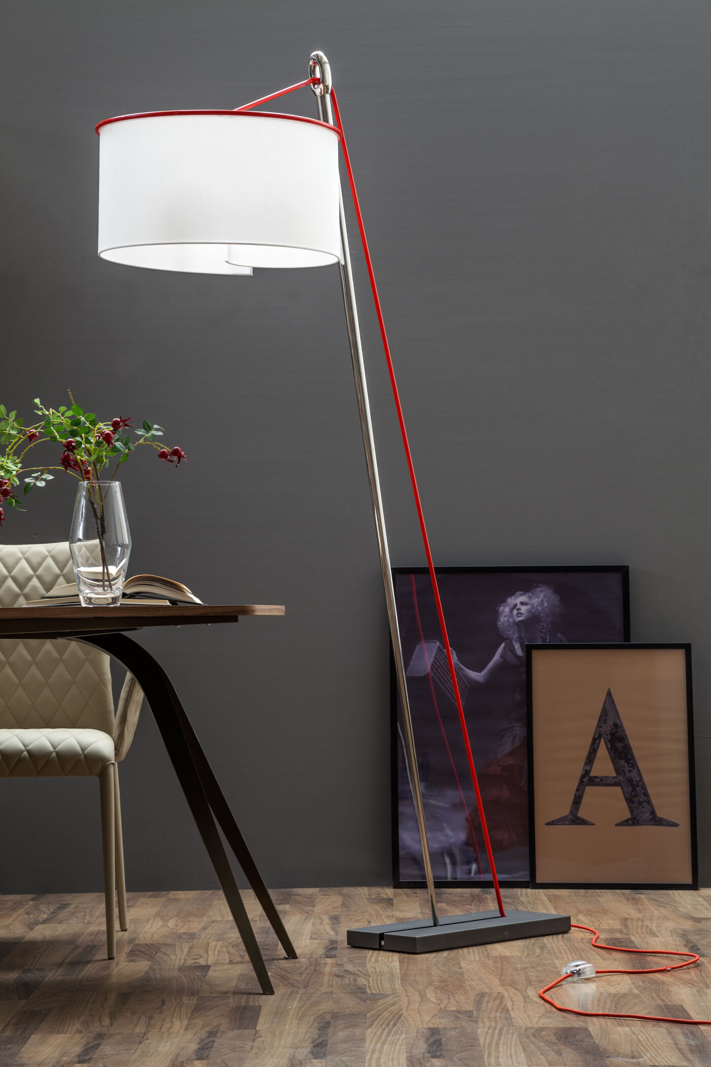 Lampada da terra sile industiale Tonin Casa