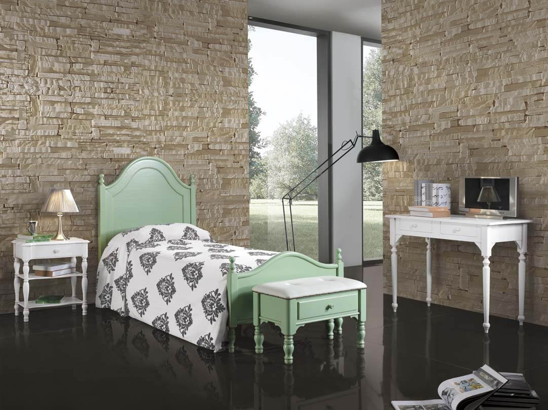 Camera da letto legno stile provenzale