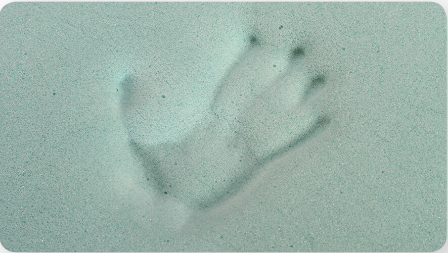 memory foam si adatta al corpo