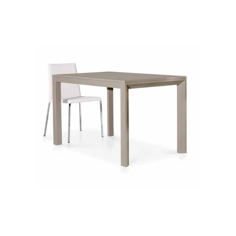 Tavolo 110x70 allungabile tortora